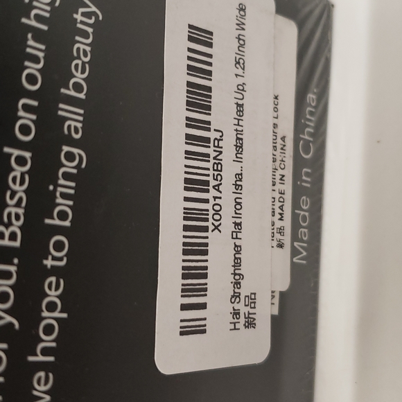 ISHAKO 1.25 Ceramic Flat Iron Solon Grade - Picture 6 of 6